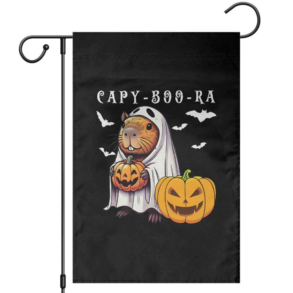 Funny Halloween Capy Boo Ra Garden Flag Cute Capybara Boo Ghost - Wonder Print Shop