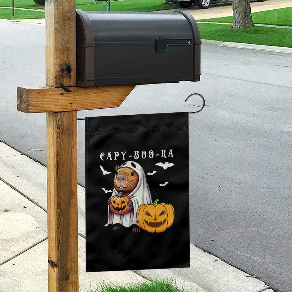 Funny Halloween Capy Boo Ra Garden Flag Cute Capybara Boo Ghost - Wonder Print Shop