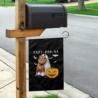 Funny Halloween Capy Boo Ra Garden Flag Cute Capybara Boo Ghost - Wonder Print Shop