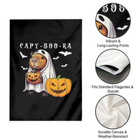 Funny Halloween Capy Boo Ra Garden Flag Cute Capybara Boo Ghost - Wonder Print Shop