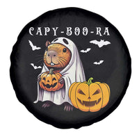 Funny Halloween Capy Boo Ra Spare Tire Cover Cute Capybara Boo Ghost - Wonder Print Shop