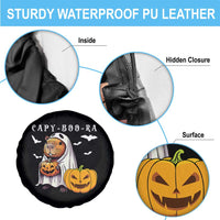 Funny Halloween Capy Boo Ra Spare Tire Cover Cute Capybara Boo Ghost - Wonder Print Shop