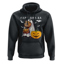 Funny Halloween Capy Boo Ra Hoodie Cute Capybara Boo Ghost - Wonder Print Shop