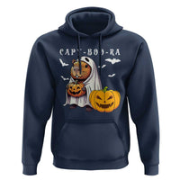 Funny Halloween Capy Boo Ra Hoodie Cute Capybara Boo Ghost - Wonder Print Shop