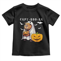 Funny Halloween Capy Boo Ra Toddler T Shirt Cute Capybara Boo Ghost - Wonder Print Shop
