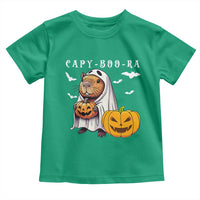 Funny Halloween Capy Boo Ra Toddler T Shirt Cute Capybara Boo Ghost - Wonder Print Shop