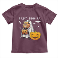 Funny Halloween Capy Boo Ra Toddler T Shirt Cute Capybara Boo Ghost - Wonder Print Shop