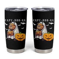 Funny Halloween Capy Boo Ra Tumbler Cup Cute Capybara Boo Ghost