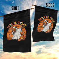 Funny Capybara Halloween Garden Flag Trick Or Treat Cute Cappy Boo Ghost - Wonder Print Shop