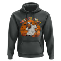Funny Capybara Halloween Hoodie Trick Or Treat Cute Cappy Boo Ghost - Wonder Print Shop
