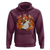 Funny Capybara Halloween Hoodie Trick Or Treat Cute Cappy Boo Ghost - Wonder Print Shop
