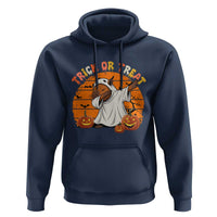 Funny Capybara Halloween Hoodie Trick Or Treat Cute Cappy Boo Ghost - Wonder Print Shop