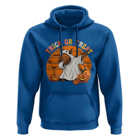 Funny Capybara Halloween Hoodie Trick Or Treat Cute Cappy Boo Ghost - Wonder Print Shop