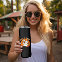Funny Capybara Halloween Skinny Tumbler Trick Or Treat Cute Cappy Boo Ghost