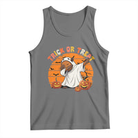 Funny Capybara Halloween Tank Top Trick Or Treat Cute Cappy Boo Ghost - Wonder Print Shop