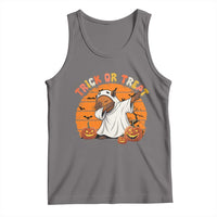 Funny Capybara Halloween Tank Top Trick Or Treat Cute Cappy Boo Ghost - Wonder Print Shop