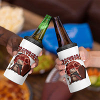 Halloween Capybara 4 in 1 Can Cooler Tumbler Funny Dracubara In Dracula Outfit