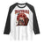 Halloween Capybara Raglan Shirt Funny Dracubara In Dracula Outfit - Wonder Print Shop