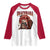 Halloween Capybara Raglan Shirt Funny Dracubara In Dracula Outfit - Wonder Print Shop