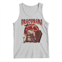 Halloween Capybara Tank Top Funny Dracubara In Dracula Outfit - Wonder Print Shop