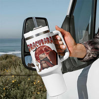 Halloween Capybara Tumbler With Handle Funny Dracubara In Dracula Outfit