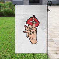 Shhh No One Cares Garden Flag Sarcastic Humor Gift - Wonder Print Shop