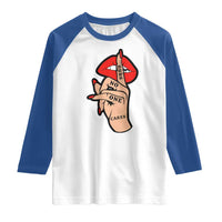 Shhh No One Cares Raglan Shirt Sarcastic Humor Gift - Wonder Print Shop