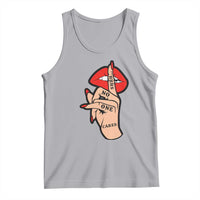 Shhh No One Cares Tank Top Sarcastic Humor Gift - Wonder Print Shop