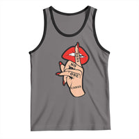 Shhh No One Cares Tank Top Sarcastic Humor Gift - Wonder Print Shop