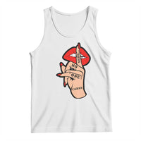 Shhh No One Cares Tank Top Sarcastic Humor Gift - Wonder Print Shop