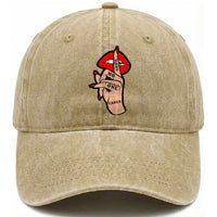Shhh No One Cares Washed Cotton Baseball Cap Sarcastic Humor Gift