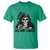 Funny Skeleton Humor T Shirt Shhh No One Cares - Wonder Print Shop