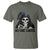 Funny Skeleton Humor T Shirt Shhh No One Cares - Wonder Print Shop