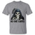 Funny Skeleton Humor T Shirt Shhh No One Cares - Wonder Print Shop