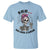 Funny Skeleton Sarcastic T Shirt Shhh No One Cares - Wonder Print Shop