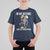 Funny Skeleton Beer T Shirt For Kid In My Defence I Was Left Unsupervised - Wonder Print Shop