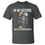 Funny Skeleton Beer T Shirt In My Defence I Was Left Unsupervised - Wonder Print Shop