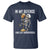 Funny Skeleton Beer T Shirt In My Defence I Was Left Unsupervised - Wonder Print Shop