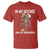 Funny Skeleton Beer T Shirt In My Defence I Was Left Unsupervised - Wonder Print Shop