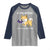 Sarcastic Dog Lover Raglan Shirt In My Defense I Was Left Unsupervised - Wonder Print Shop