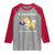 Sarcastic Dog Lover Raglan Shirt In My Defense I Was Left Unsupervised - Wonder Print Shop