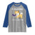Sarcastic Dog Lover Raglan Shirt In My Defense I Was Left Unsupervised - Wonder Print Shop