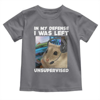 Funny Hamster Gamer Toddler T Shirt In My Defense I Was Left Unsupervised - Wonder Print Shop