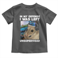 Funny Hamster Gamer Toddler T Shirt In My Defense I Was Left Unsupervised - Wonder Print Shop