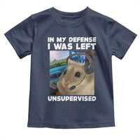 Funny Hamster Gamer Toddler T Shirt In My Defense I Was Left Unsupervised - Wonder Print Shop