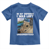Funny Hamster Gamer Toddler T Shirt In My Defense I Was Left Unsupervised - Wonder Print Shop