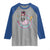My Wife Is Psychotic Raglan Shirt Funny Messy Bun Skeleton Sarcastic - Wonder Print Shop