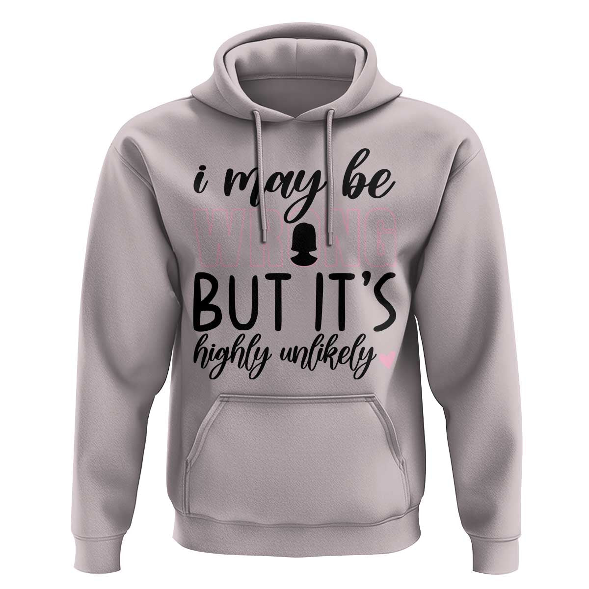 I May Be Wrong But It Is Highly Unlikely Hoodie Funny Sarcastic - Wonder Print Shop