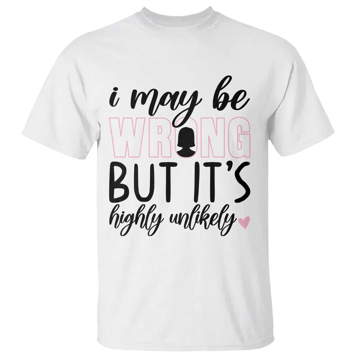 I May Be Wrong But It Is Highly Unlikely T Shirt Funny Sarcastic - Wonder Print Shop