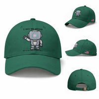 Funny Robot Humor Baseball Cap I May Be Wrong But It Is Highly Unlikely